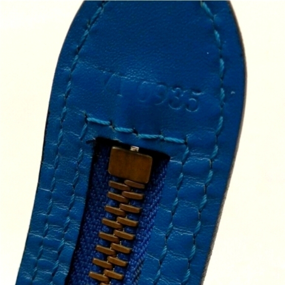 LOUIS VUITTON Saint Jacques PM Shoulder Bag Epi Leather Blue - Picture 11 of 11